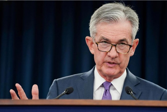 Federal Reserve Char Jerome Powell holds a news conference following the Federal Reserve's two-day Federal Open market Committee Meeting in Washington, US, July 31, 2019. US federal reserve chairman