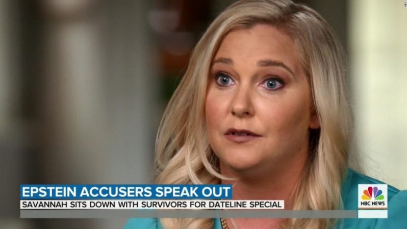 Screengrab from NBC show 'Dateline' Prince Andrew accuser