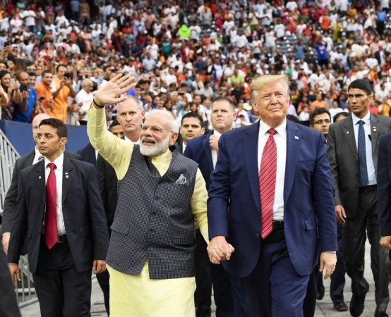 Prime Minister Narendra Modi with US President Donald Trump. Howdy, Modi