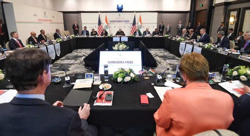 Prime Minister Narendra Modi addressed a roundtable with energy CEOs in Houston, Texas, where he also shared the podium with US President Donald Trump at the 'Howdy, Modi' event. Energy CEOs roundtable in Houston