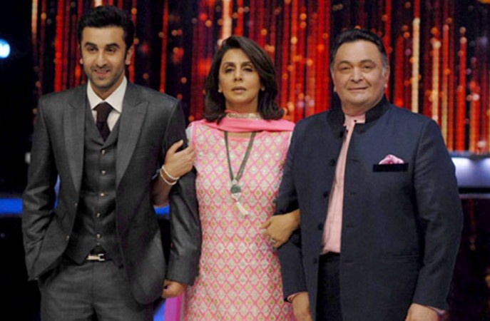 Ranbir Kapoor, Neetu Kapoor, Rishi Kapoor Ranbir Kapoor, Neetu Kapoor, Rishi Kapoor