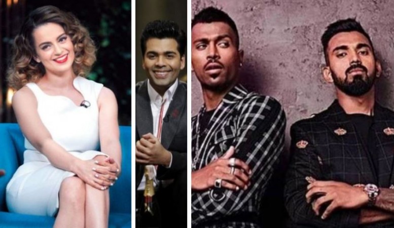 Kangana Rananut, Karan Johar, Hardik Pandya, KL Rahul