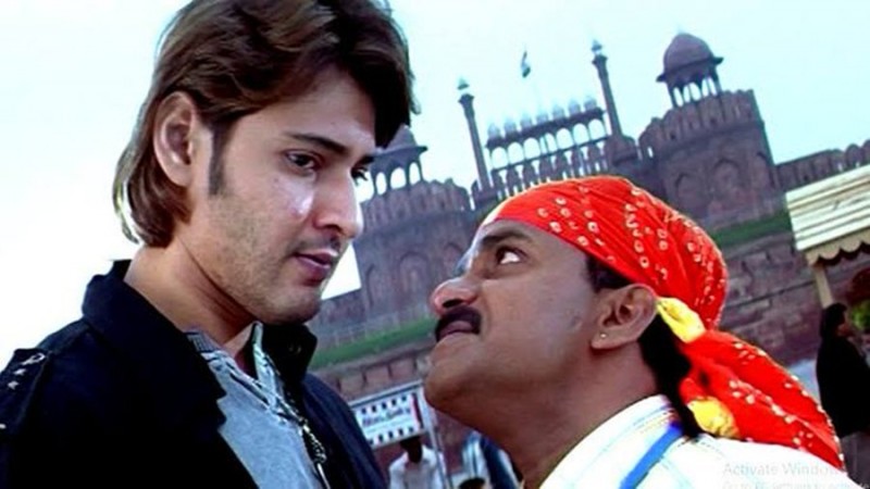 Venu Madhav with Mahesh Babu Venu Madhav with Mahesh Babu