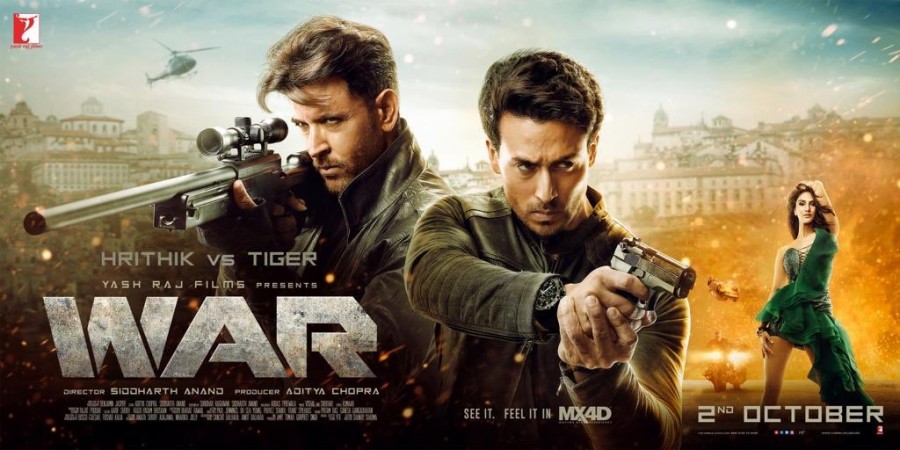 Hrithik Roshan and Tiger Shroff's Hindi movie War review Hrithik Roshan and Tiger Shroff's Hindi movie War