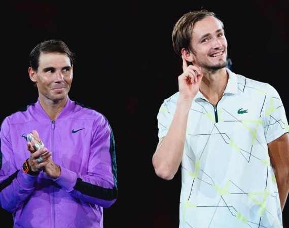 Rafael Nadal and Daniil Medvedev. Rafael Nadal and Daniil Medvedev