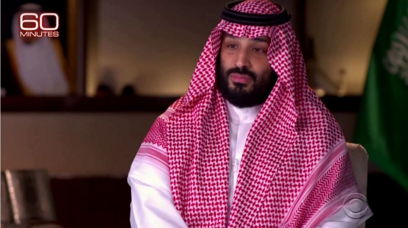 Screen grab from CBS program Saudi crown prince