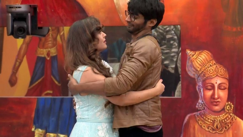 Sherin and Tharshan in Bigg Boss Tamil 3. Sherin and Tharshan in Bigg Boss Tamil 3