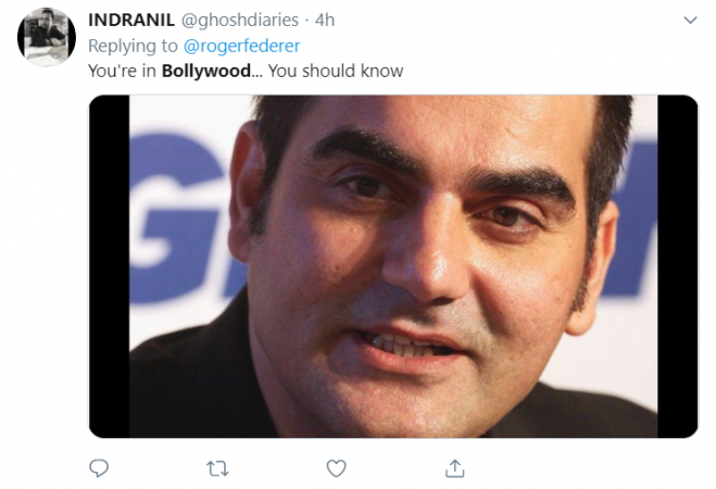 Roger Federer Tweet