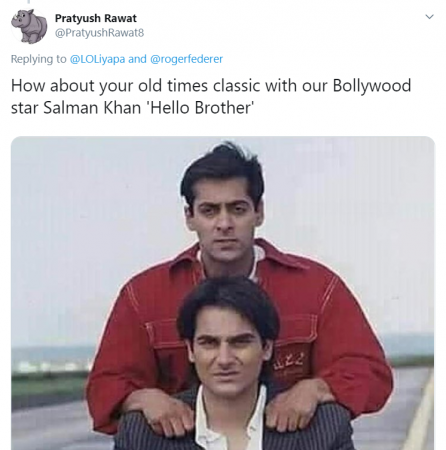 Roger Federer Tweet
