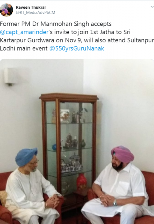 Punjab CM's media advisor shares tweet. raveena twitter