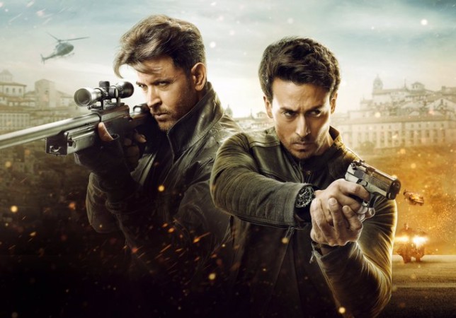 Hrithik Roshan, Tiger Shroff in War Hrithik Roshan, Tiger Shroff, War