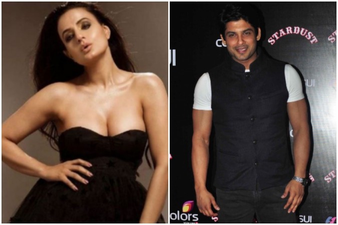 Ameesha Patel and Siddharth Shukla Ameesha Patel and Siddharth Shukla