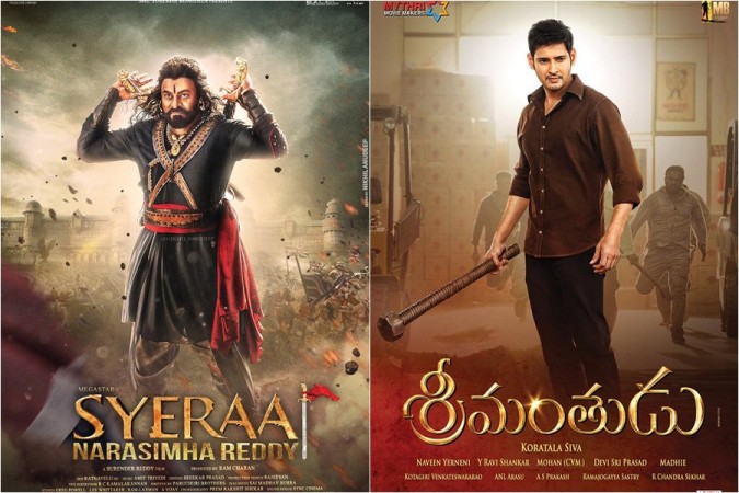 Sye Raa Narasimha Reddy and Srimanthudu posters Sye Raa Narasimha Reddy and Srimanthudu posters