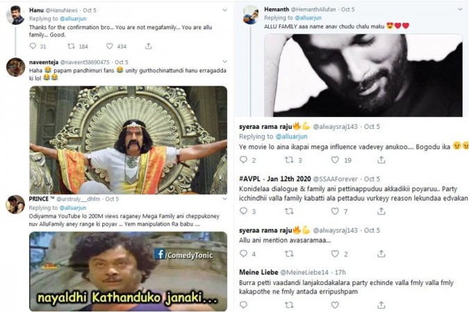 Replies to Allu Arjun's tweet Replies to Allu Arjun's tweet