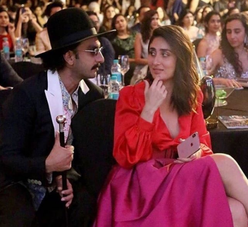 Ranveer Singh and Kareena Kapoor Khan rare picture Ranveer Singh and Kareena Kapoor Khan rare picture