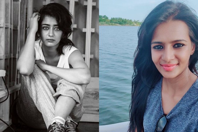 Akshara Haasan and Meera Mitun. Akshara Haasan and Meera Mitun
