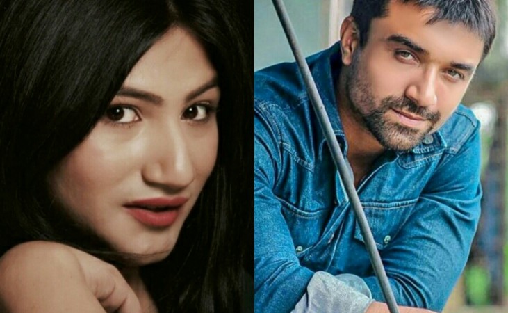 Mahika Sharma and Ajaz Khan Mahika Sharma and Ajaz Khan