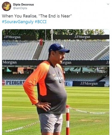 Sourav Ganguly Tweet