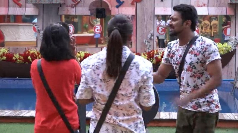 Shiva Jyothi's heated argument with Vithika Sheru and Varun Sandesh during Bigg Boss Telugu 3 nominations Shiva Jyothi's heated argument with Vithika Sheru and Varun Sandesh during Bigg Boss Telugu 3 nominations