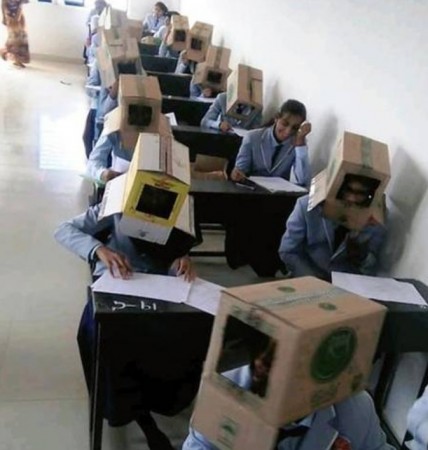 Bhagat PU college in Karnataka is likely to be de-recognised by the government for cracking a whip on the students by forcing them to cover their heads with cardboard cartons to prevent malpractice during exams. Bhagat PU college