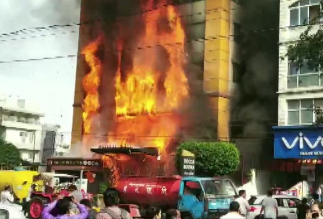 The reason for the fire in Indore's five-star hotel is yet to be ascertained. Golden Gate Hotel fire