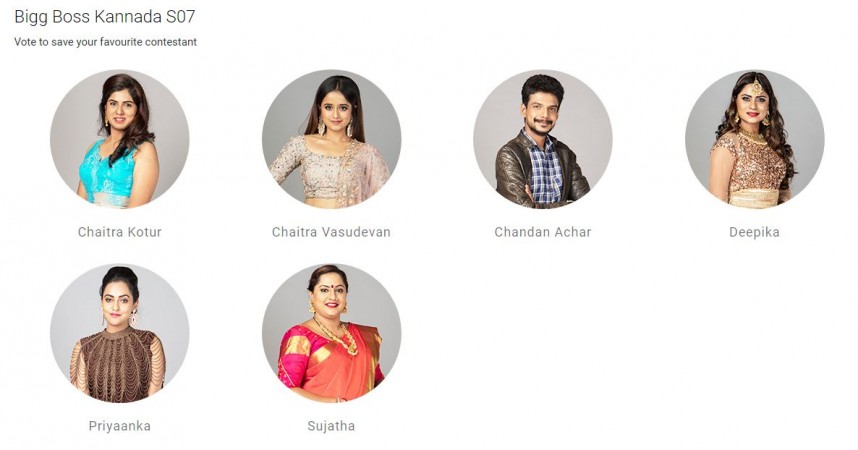 Chandan Achar, Chaithra Kotoor, Deepika Das, Chaitra Vasudevan, Priyanka and Sujatha in danger zone. Bigg Boss Kannada 6
