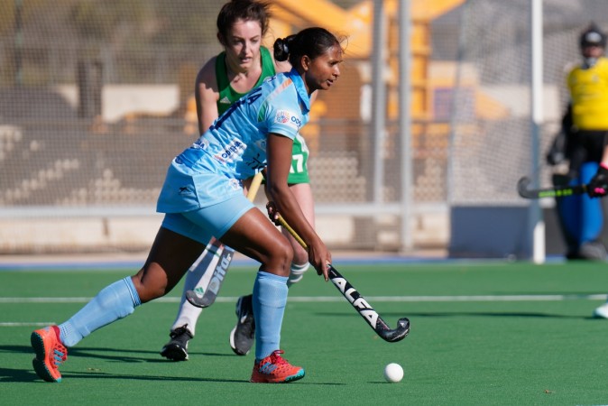Lilima in action against Ireland Lilima Minz
