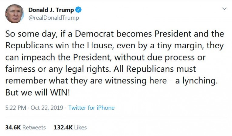 Trump lynching tweet