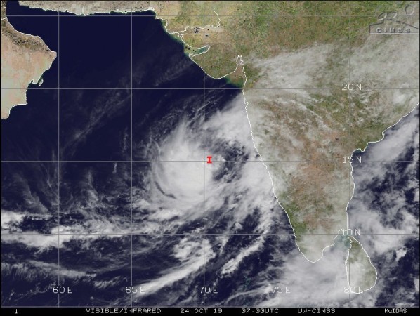 The cyclonic storm is very likely to move west-north westwards towards Oman coast in the upcoming five days. kyarr