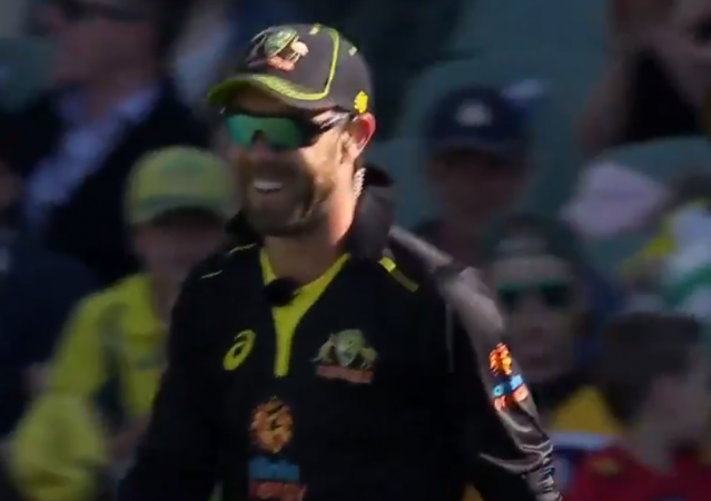 Maxwell after running out Hasaranga Glenn Maxwell