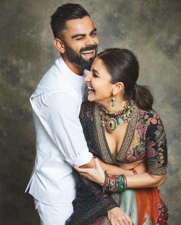 Virat and Anushka's photograph Virat Kohli Anushka Sharma