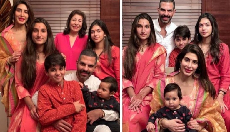 Priya Sachdev, Sanjay Kapur, Safaira, Samaira, Kiaan, Azarias Priya Sachdev, Sanjay Kapur, Safaira, Samaira, Kiaan, Azarias