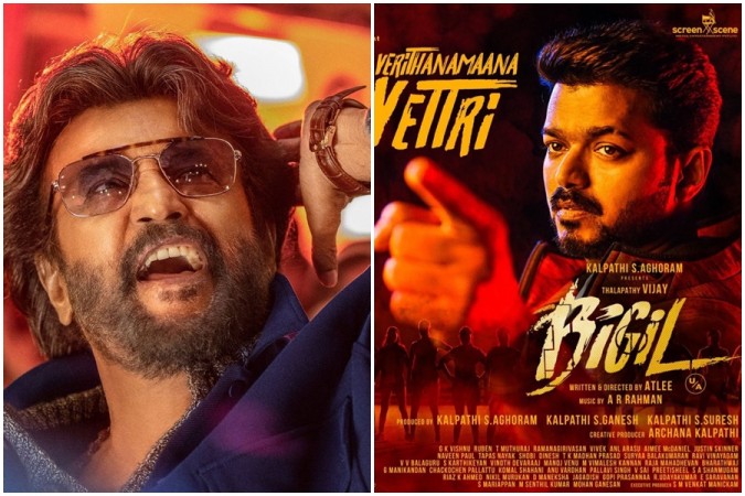 Petta and Bigil. Petta vs Bigil