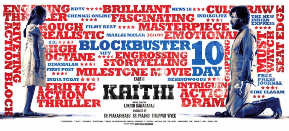 Karthi's Kaithi turns out to be a hit. Karthi in Kaithi