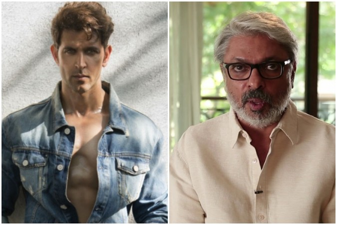 Hrithik Roshan and Sanjay Leela Bhansali Hrithik Roshan and Sanjay Leela Bhansali