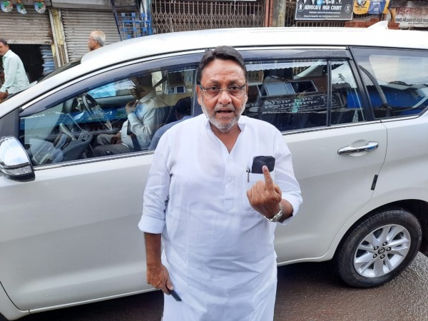 Mumbai: NCP's candidate from Anushakti Nagar, Nawab Malik. Nawab Malik