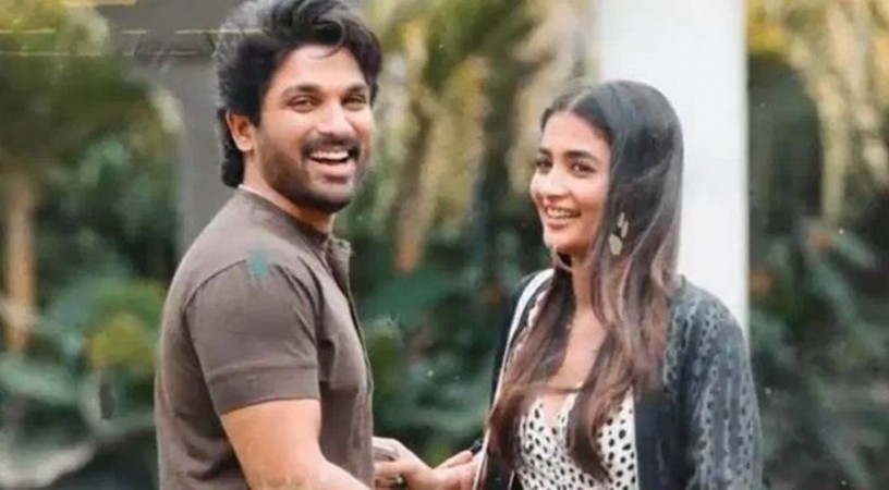 Pooja Hegde and Allu Arjun in Ala Vaikunthapuramulo Pooja Hegde and Allu Arjun in Ala Vaikunthapuramulo