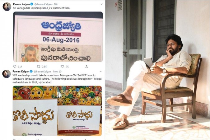 Screenshots of Pawan Kalyan's Twitter posts Screenshots of Pawan Kalyan's Twitter posts