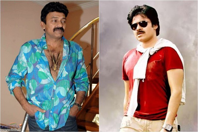 Dr Rajasekhar and Pawan Kalyan Dr Rajasekhar and Pawan Kalyan