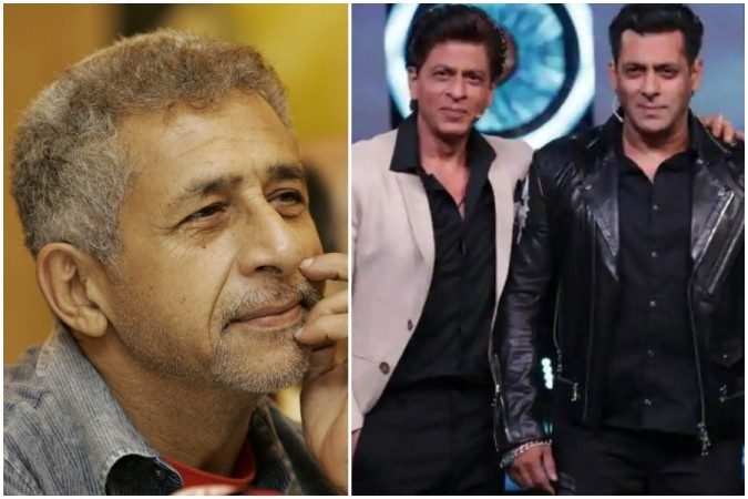 When Naseeruddin Shah had taken a dig at Shah Rukh Khan and Salman Khan. When Naseeruddin Shah had taken a dig at Shah Rukh Khan and Salman Khan
