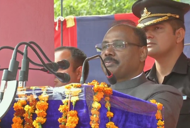 Lieutenant Governor of Jammu and Kashmir: There will be elections in this Union Territory (UT) soon, as it is a UT with legislature. Image: @ANI/Twitter Girish Chandra Murmu