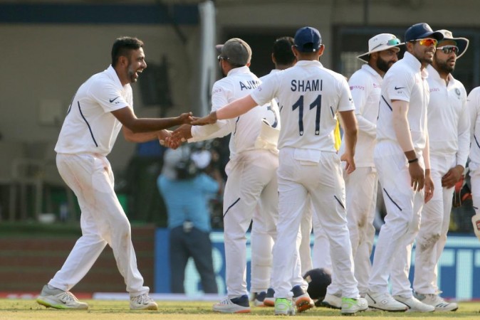 Indian players celebrate their victory Indian cricket team