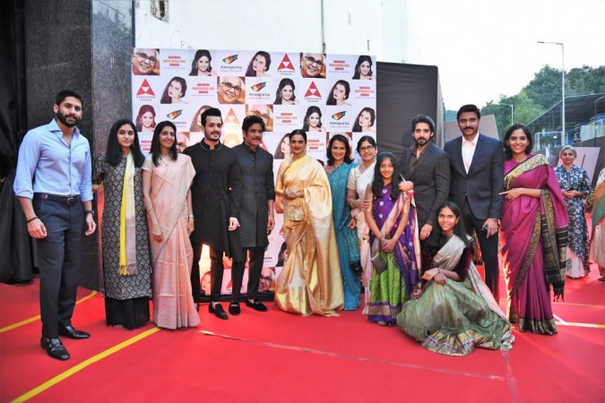 Akkineni Family members at the ANR National Award 2019 Akkineni Family members at the ANR National Award 2019