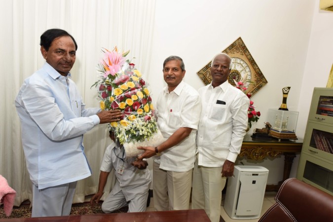 KCR greets Ramesh Chennamaneni on his birthday. Ramesh Chennamaneni