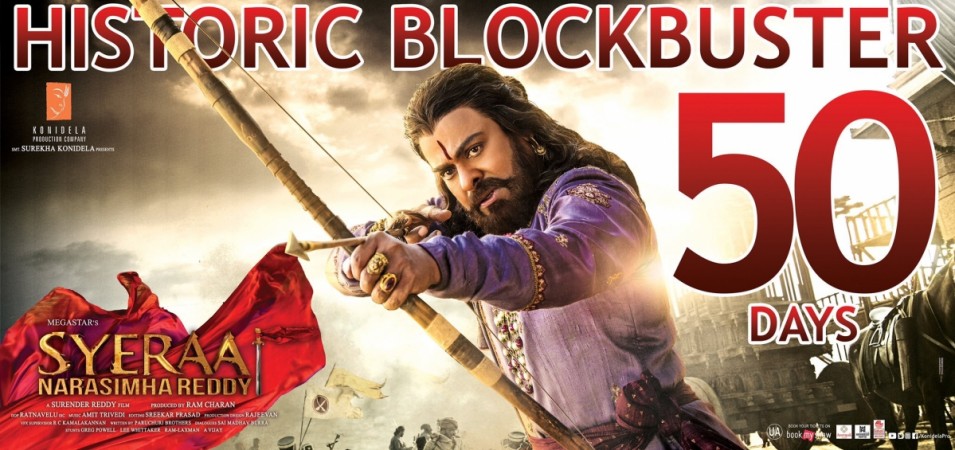 Sye Raa Narasimha Reddy 50 days poster Sye Raa Narasimha Reddy 50 days poster