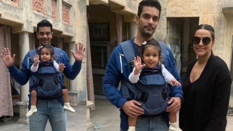 Angad Bedi, Neha Dhupia, Mehr