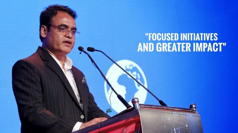 Karnataka Deputy Chief Minister CN Ashwat Narayan at the Bengaluru Tech Summit 2019. ashwath narayan