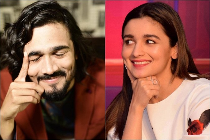 Bhuvan Bam and Alia Bhatt Bhuvan Bam and Alia Bhatt