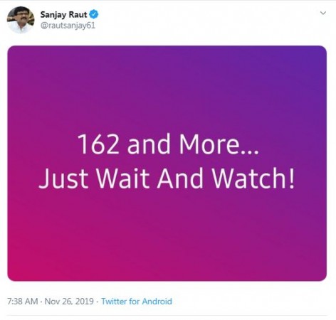 Sanjay Raut tweet