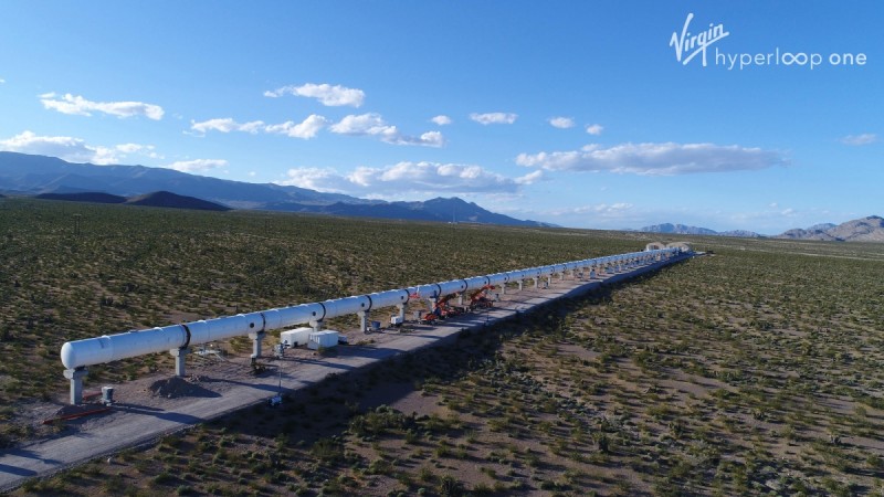 Hyperloop network from the outside Hyperloop network from the outside